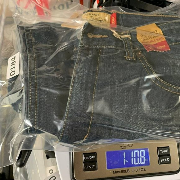 Old Navy 33 Straight‎ Fit Blue Jeans Pants Denim Mens - Picture 12 of 12